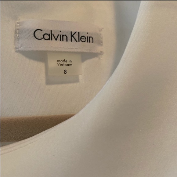Calvin Klein Scuba Colorblock BODYCON Dress - Picture 6 of 8